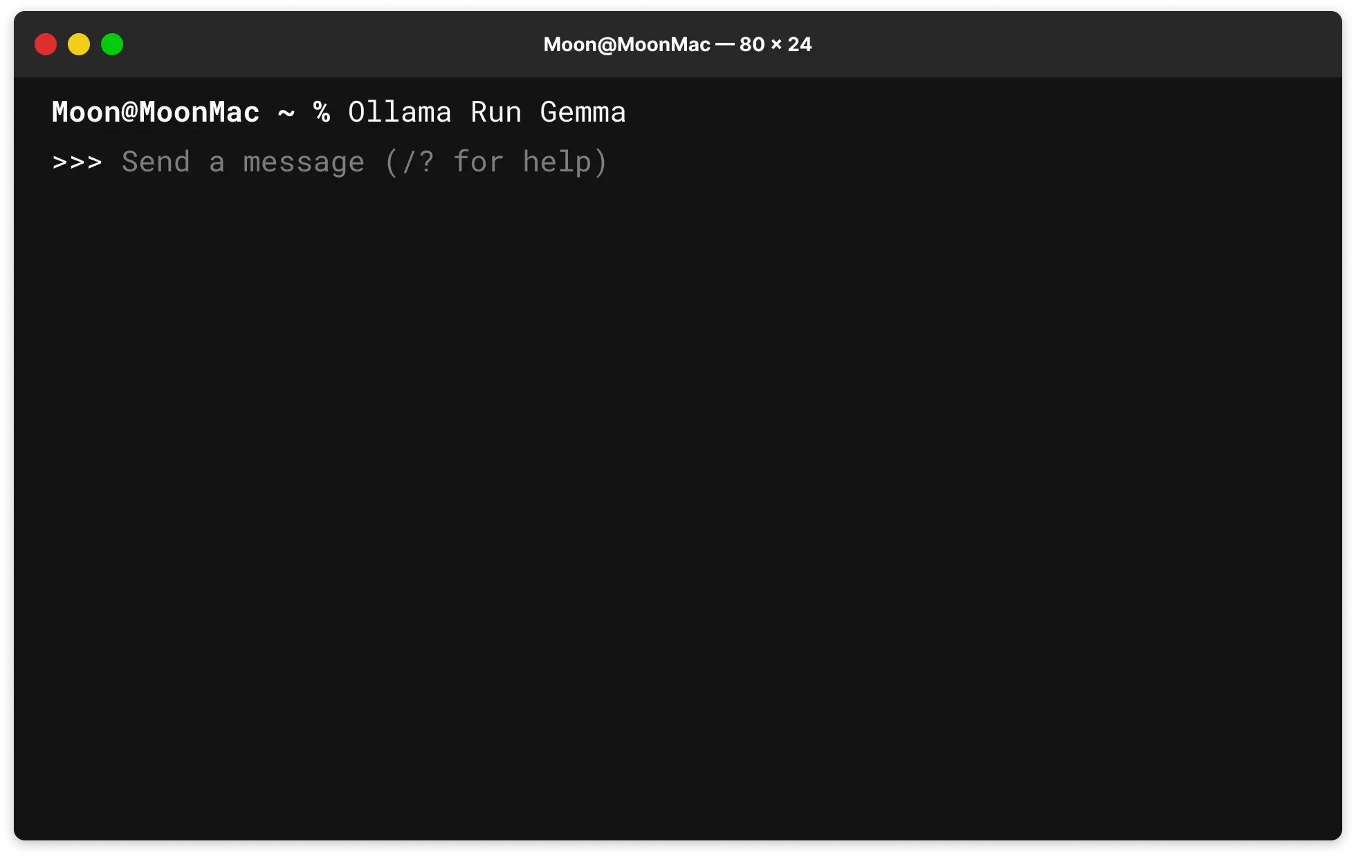 Installing Language Model from macOS Terminal