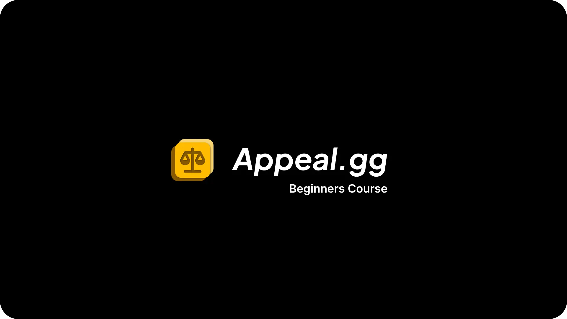 Appeal.gg Course
